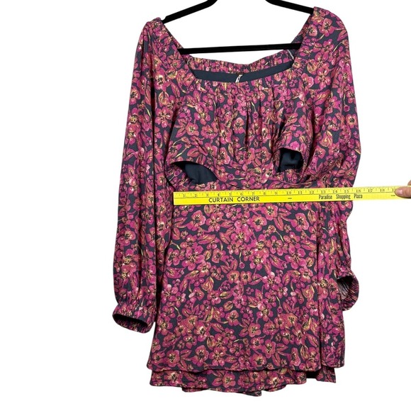 Free People Jael Printed Mini Dress, Size Small - Picture 7 of 10